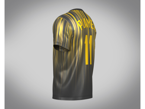 Soccer Football Jersey Player-11 Modelo 3D
