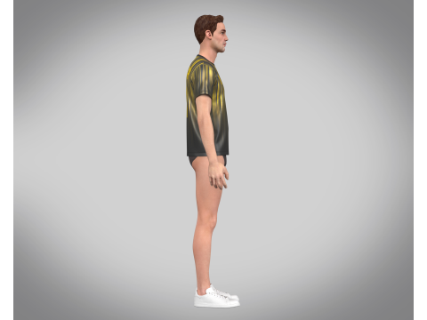 Soccer Football Jersey Player-11 Modelo 3D