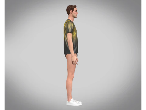 Soccer Football Jersey Player-11 3D Model