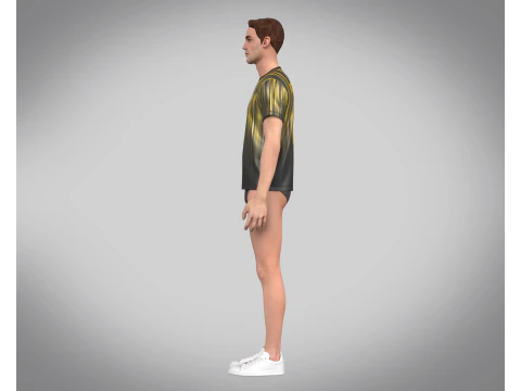 Soccer Football Jersey Player-11 3D Model