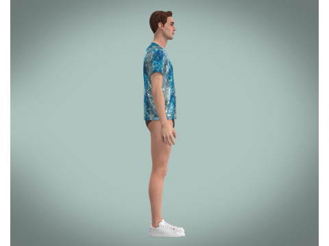 Soccer Football Jersey Player-11 V2 3D Model