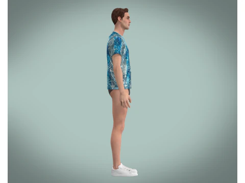 Soccer Football Jersey Player-11 V2 3D Model