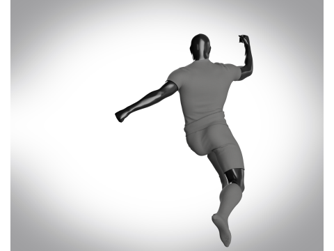 Soccer Football Sports Jersey-09 Styles Pack Modello 3D