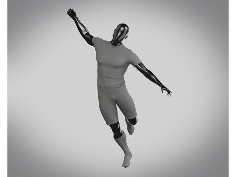 Soccer Football Sports Jersey-09 Styles Pack Modello 3D