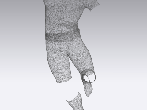 Soccer Football Sports Jersey-09 Styles Pack Modello 3D