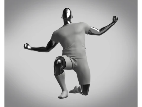 Футбол Футбол Спорт Джерсі-09 Styles Pack 3D Модель