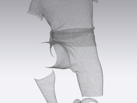 Soccer Football Sports Jersey-09 Styles Pack Modello 3D