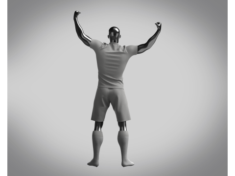 Soccer Football Sports Jersey-09 Styles Pack Modello 3D