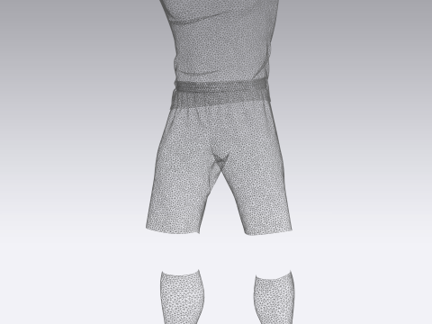 Soccer Football Sports Jersey-09 Styles Pack Modello 3D