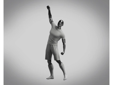 Футбол Футбол Спорт Джерсі-09 Styles Pack 3D Модель