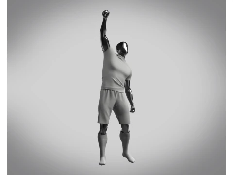Футбол Футбол Спорт Джерсі-09 Styles Pack 3D Модель