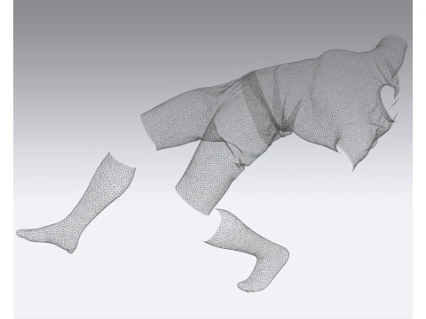 Футбол Футбол Спорт Джерсі-09 Styles Pack 3D Модель