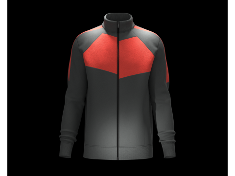 Men Knit Jacket 3D Модель