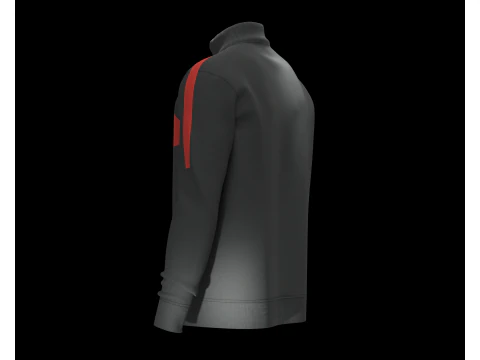 Men Knit Jacket 3D Model