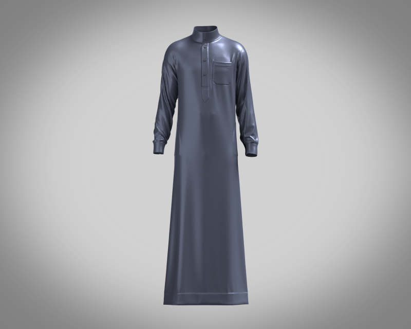 Men Qamis Modelo 3D .c4d .max .obj .3ds .fbx .stl .blend 