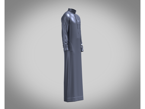 Men Qamis Modelo 3D