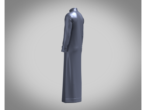 Men Qamis Modelo 3D