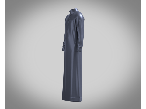 Men Qamis Modelo 3D