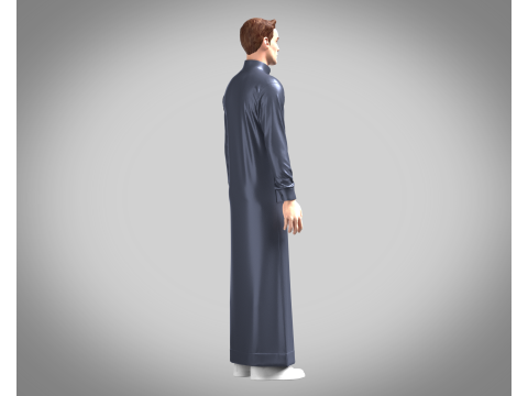 Men Qamis Modelo 3D