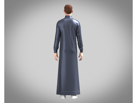 Men Qamis Modelo 3D