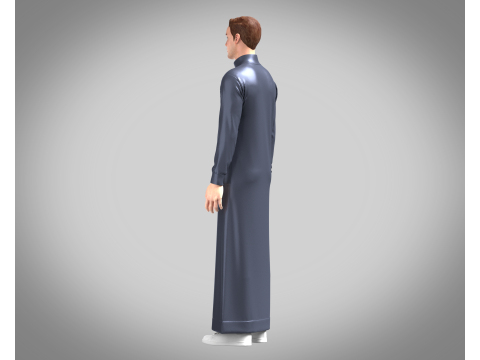 Men Qamis Modelo 3D