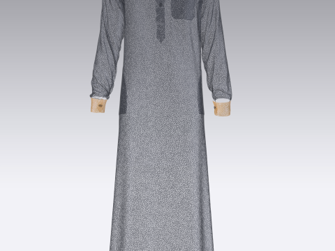 Men Qamis Modelo 3D