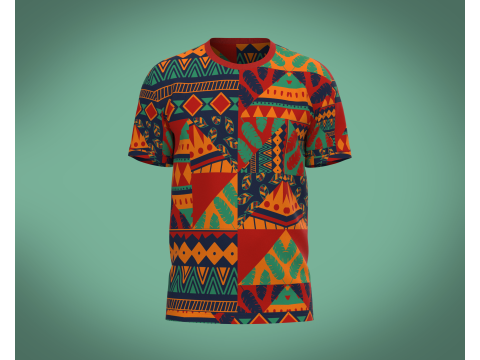Mens Print T-shirt 3D Model