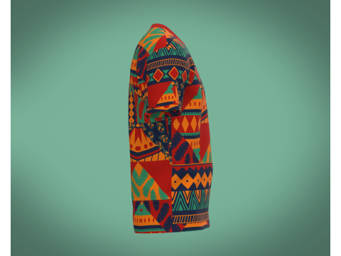 Mens Print T-shirt Model 3D