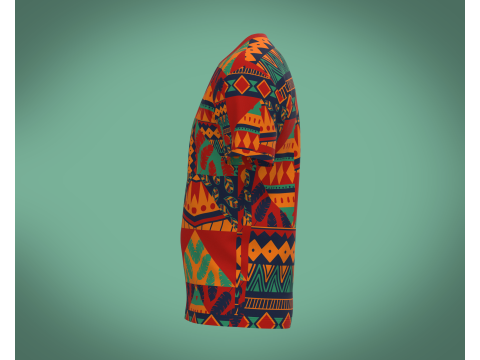 Mens Print T-shirt Model 3D