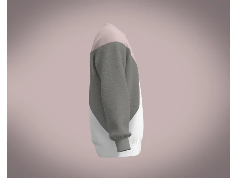 Men Pink Sweatshirt 3D Model