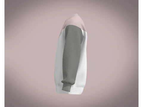 Men Pink Sweatshirt 3D Model