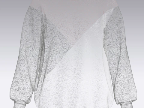 Men Pink Sweatshirt 3D Model