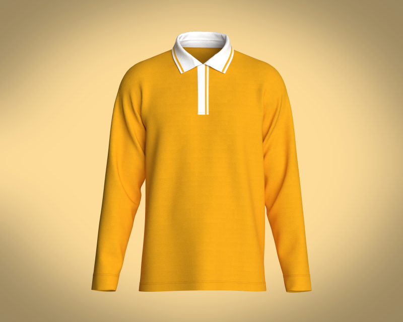 Men Orange Polo Modèle 3D .c4d .max .obj .3ds .fbx .stl .blend 