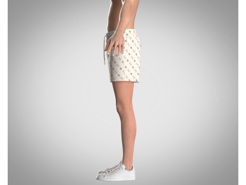 Men Shorts Pant 3D 模型