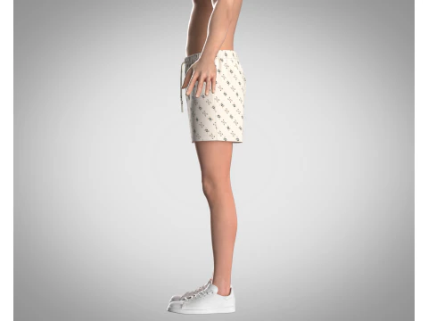 Men Shorts Pant 3D Model