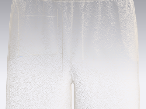 Men Shorts Pant 3D 模型