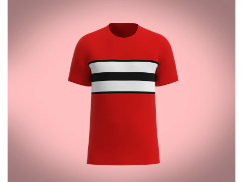 Erkek Kırmızı G&ouml;mlek 3D Model