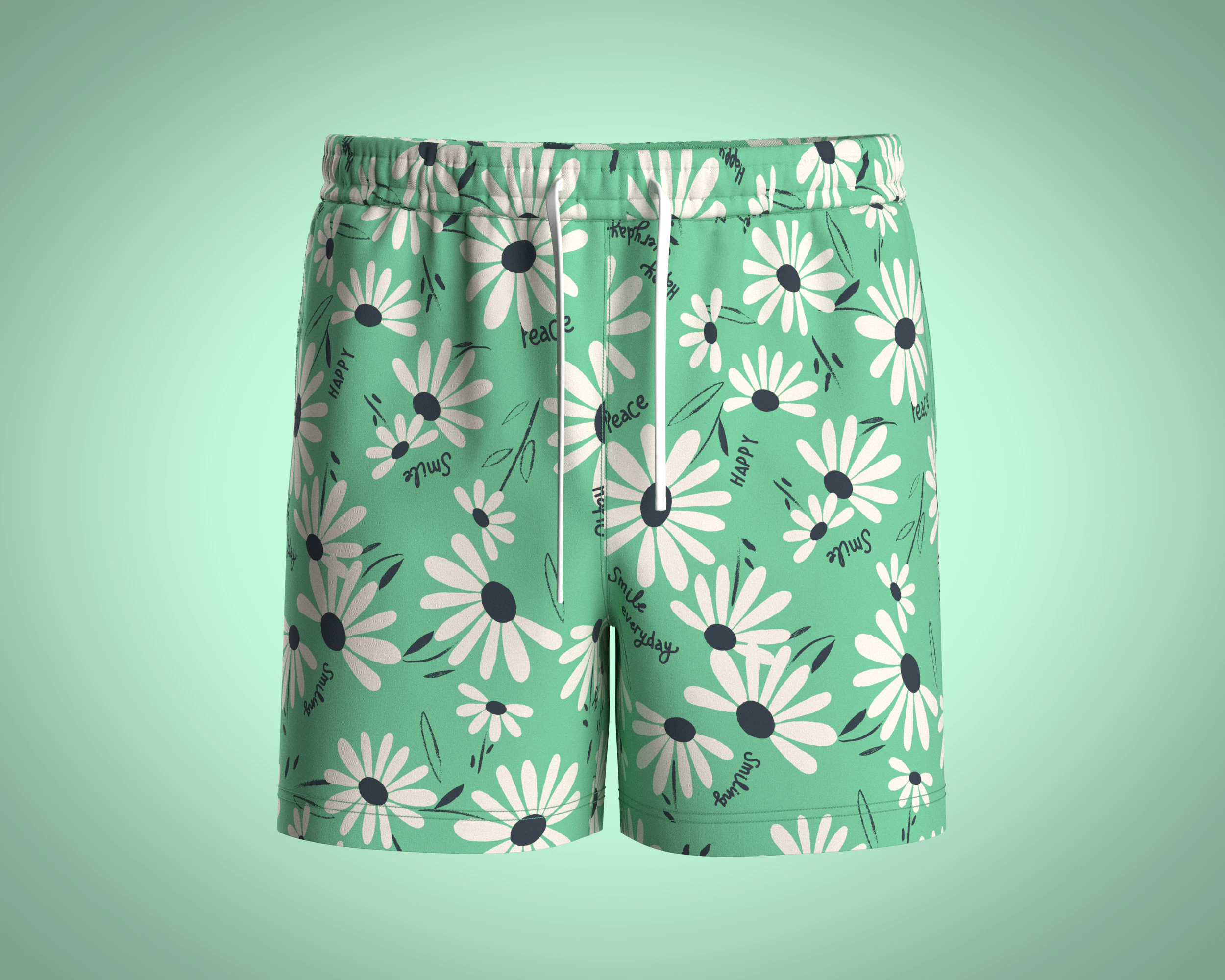 Men Shorts Pant - Summer 3D Model .c4d .max .obj .3ds .fbx .stl .blend 