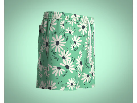 Men Shorts Pant - Summer 3D Model
