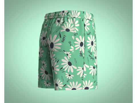 Men Shorts Pant - Summer Modello 3D