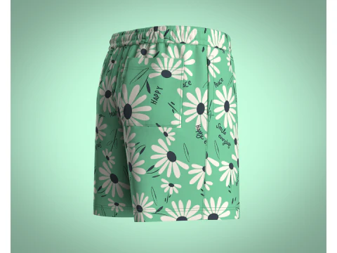 Men Shorts Pant - Summer 3D Model