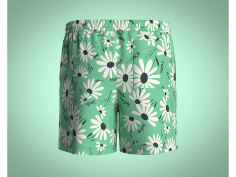 Men Shorts Pant - Summer Modello 3D
