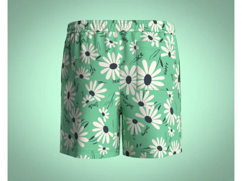 Men Shorts Pant - Summer 3D Model