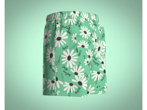 Men Shorts Pant - Summer 3D Model
