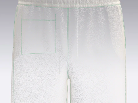 Men Shorts Pant - Summer 3D Model