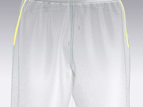 Men Shorts Pant - Ride The Wave 3D Model