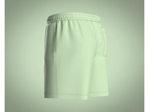 Men Shorts Pant - Painterly Scenic 3D Model