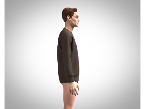Men Sweatshirt - Cuba Libre Modelo 3D