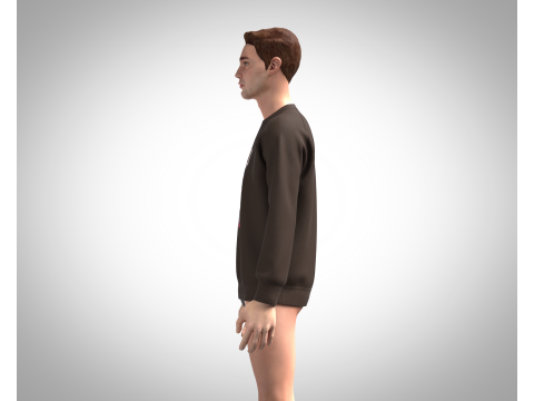 Men Sweatshirt - Cuba Libre Modelo 3D