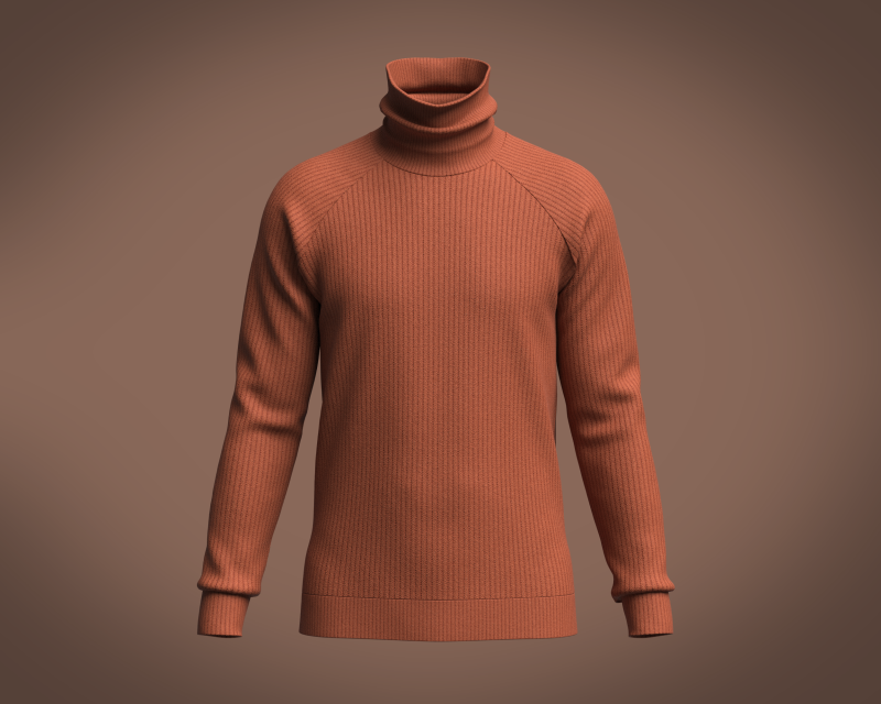 Men Sweater 3D Model .c4d .max .obj .3ds .fbx .stl .blend 